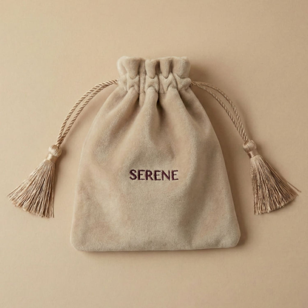 Pochette de rangement en velours SERENE